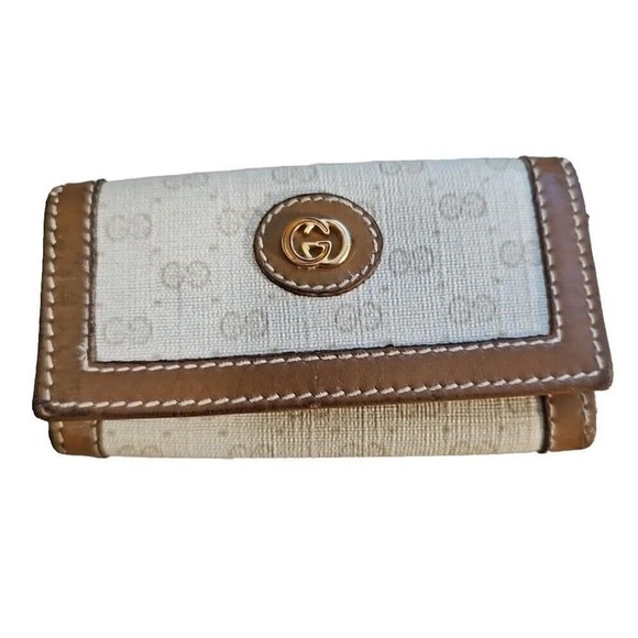 2 Vintage Gucci Keychain Mini  Pouch Wallets in Good Condition - Picture 2 of 12